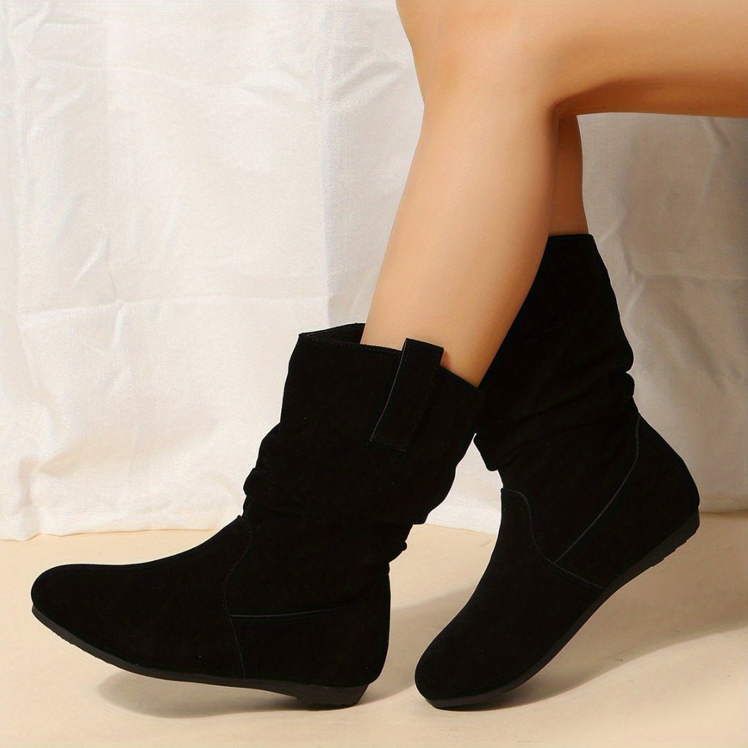 Variant image for Alwenira | Elegante Flache Stiefeletten Damen Schwarz-1