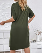 Annelis | V-Ausschnitt Abendkleid