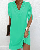 Annelis | V-Ausschnitt Abendkleid