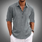 Atmungsaktives Poloshirt Langarm Herren 2