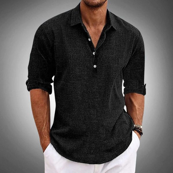 Atmungsaktives Poloshirt Langarm Herren 3