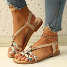 Liora | Elegante Sandalen Damen mit Perlendetails-6
