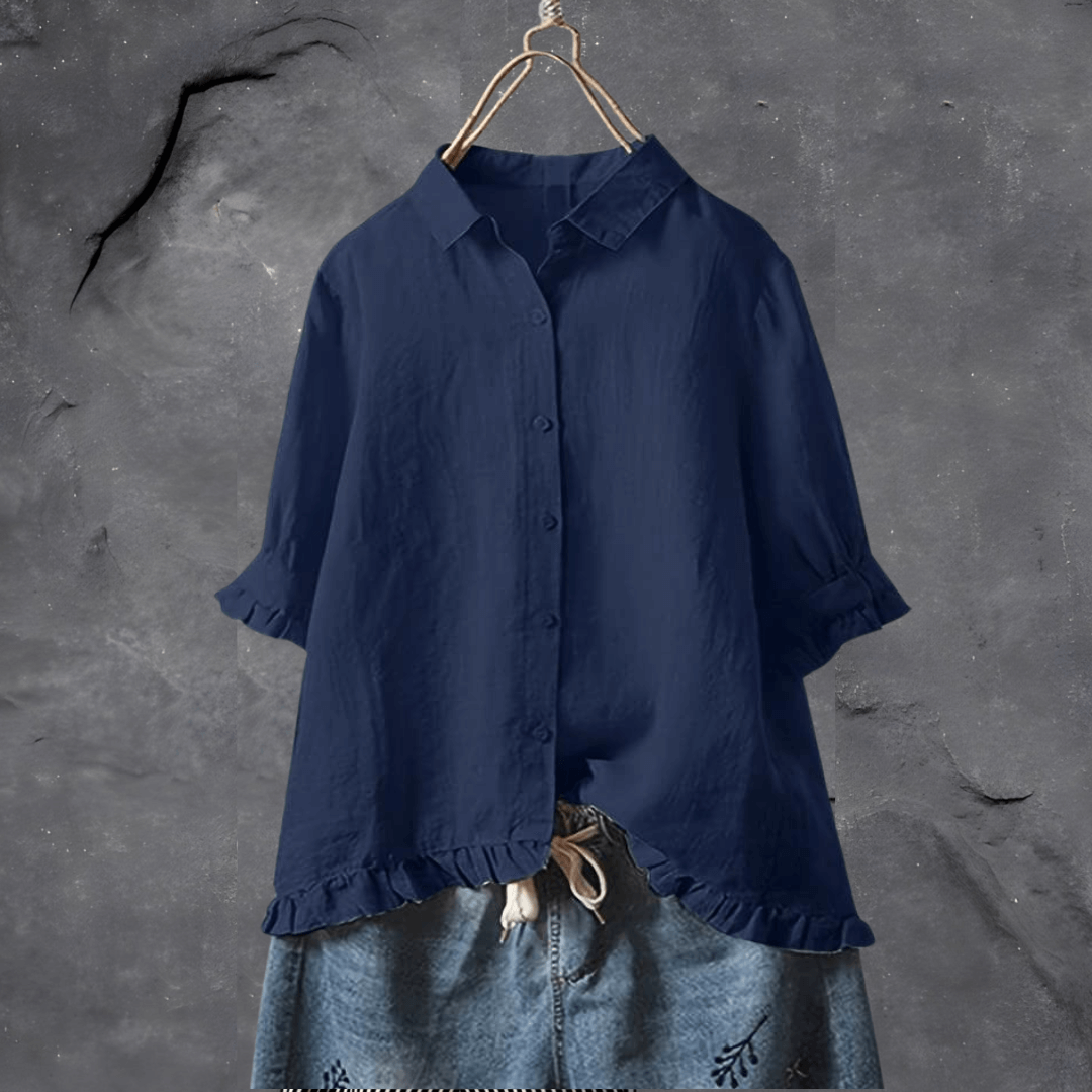 Variant image for Clara | Elegante Musselin Bluse-4