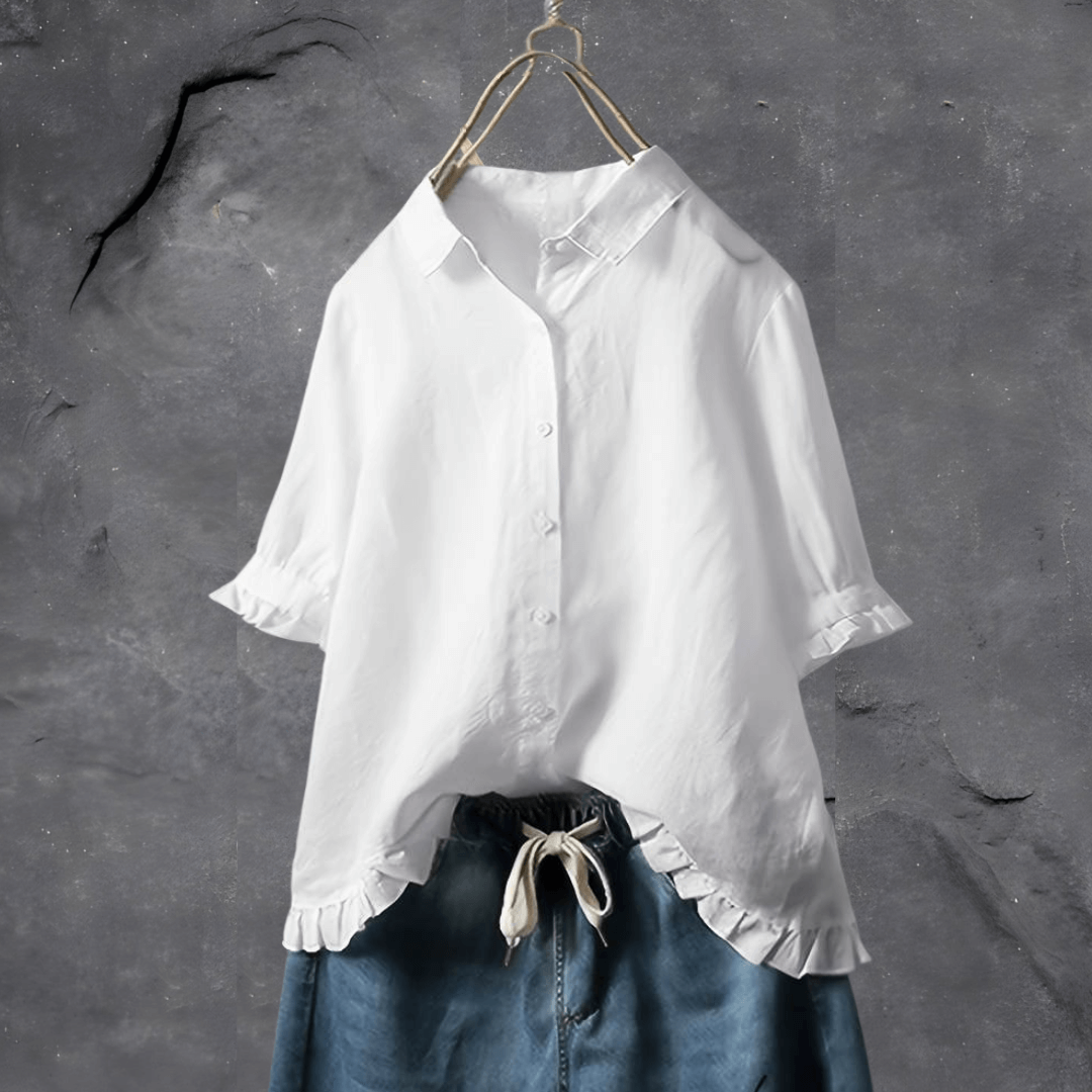 Variant image for Clara | Elegante Musselin Bluse-9