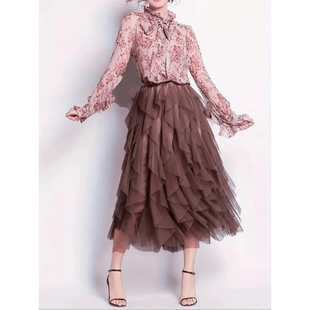 Roselotte | Chic Plisseerock Schwarz-4