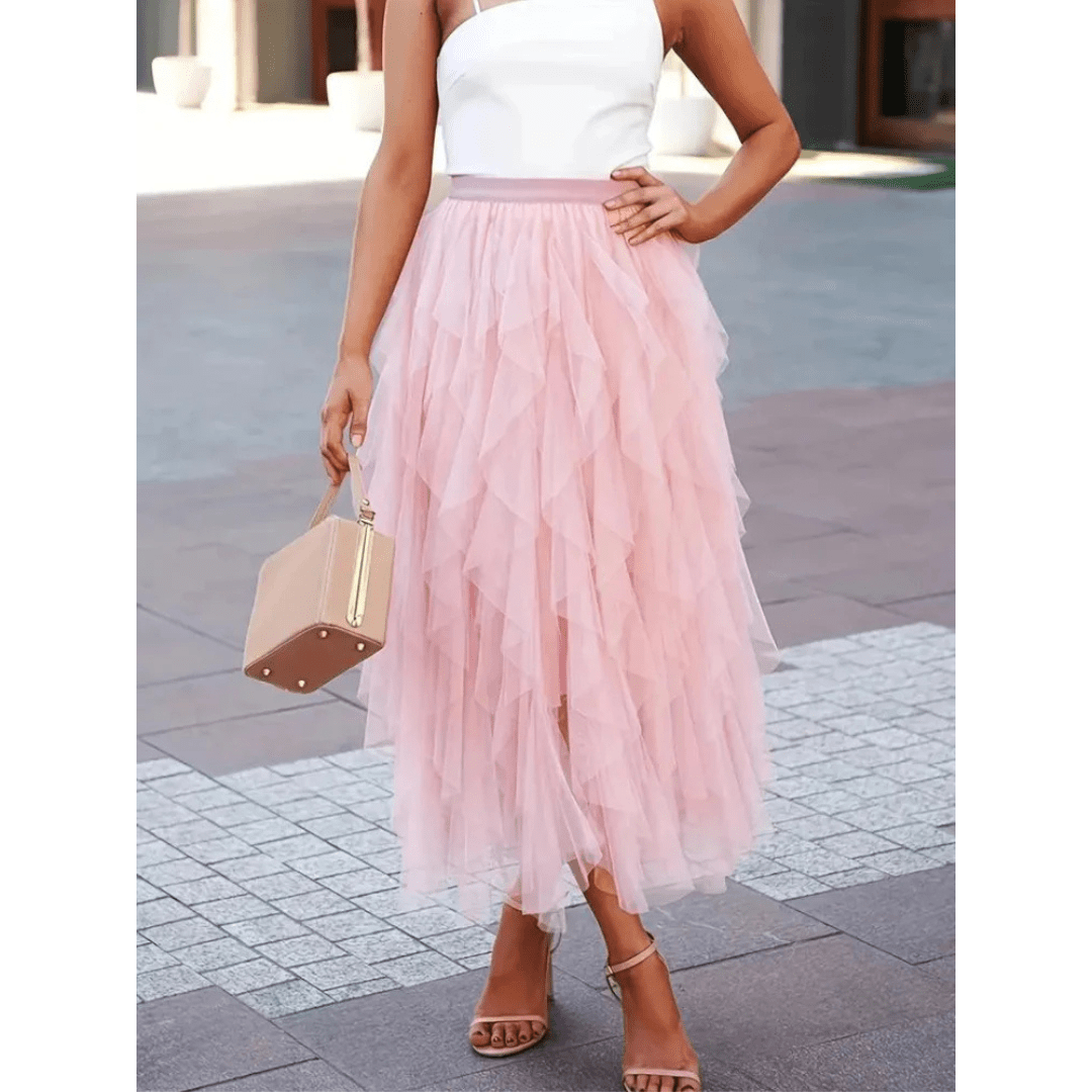Roselotte | Chic Plisseerock Schwarz-1