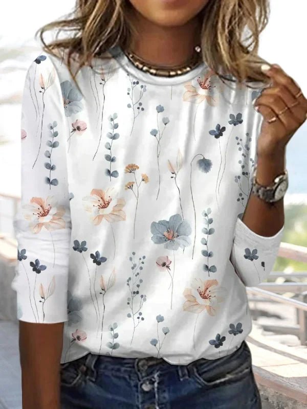 Variant image forDorina | Stylisches Florales T-Shirt-6