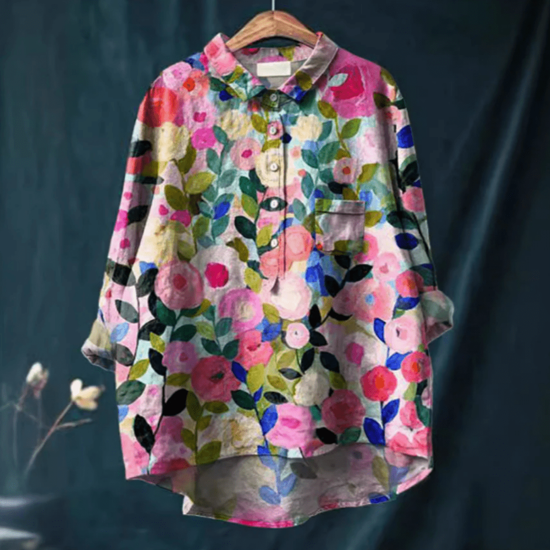 Variant image for Elara | Florale Damenbluse für Sommerliche Outfits-1