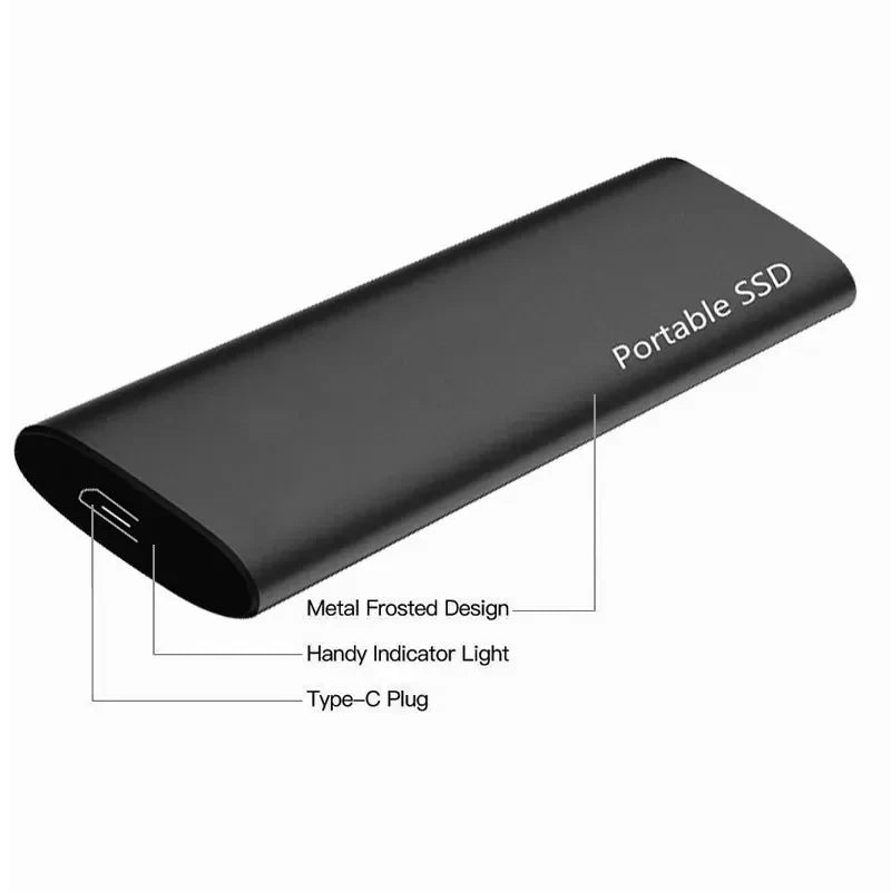 Elegante Tragbare Festplatte 4 TB USB-C 8