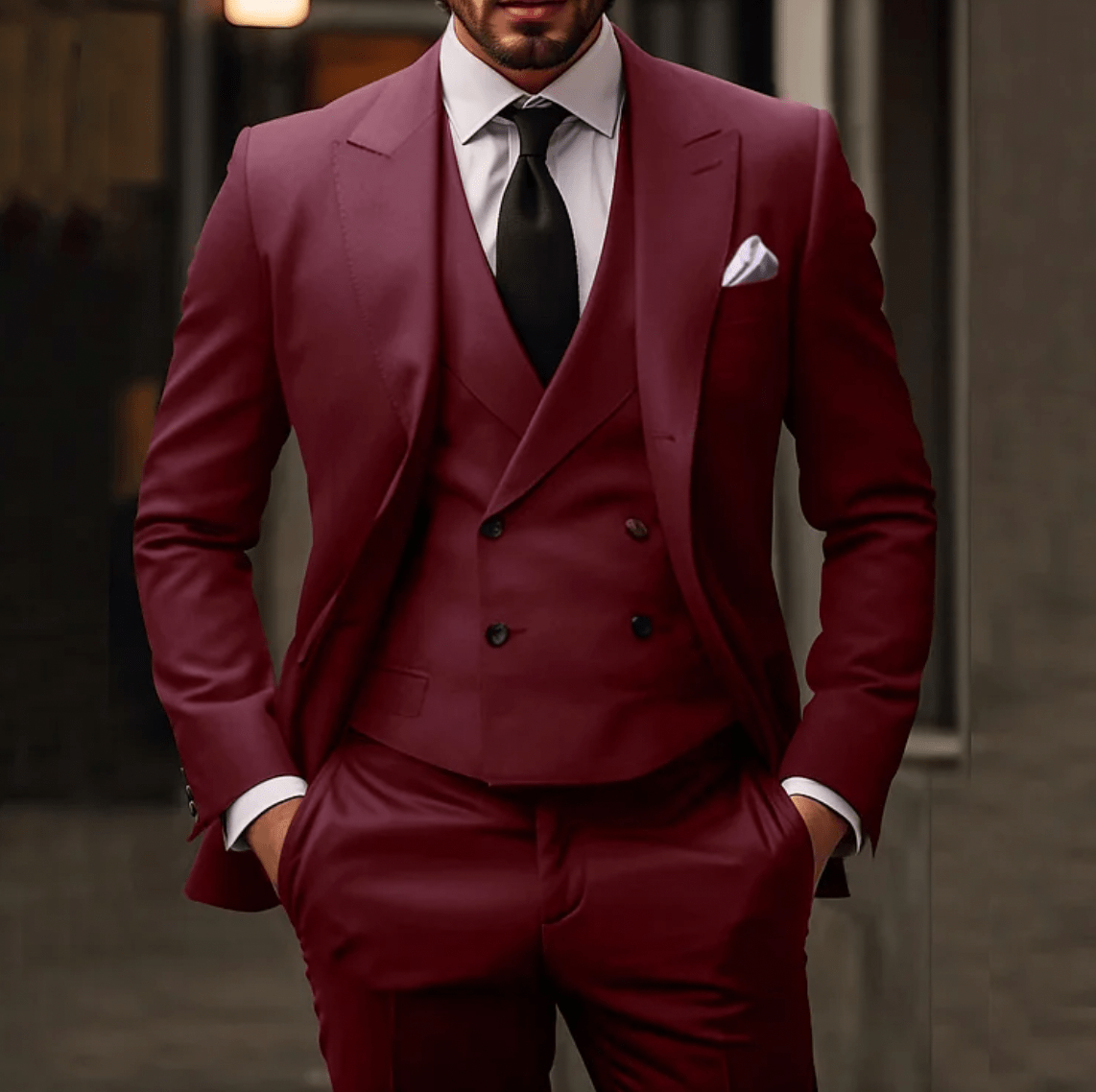 Eleganter Anzug Herren für Hochzeit und Festlichkeiten 4