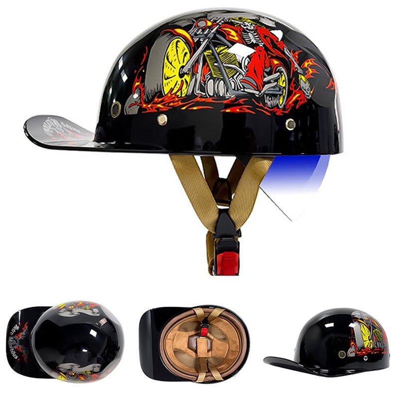 Eleganter Motorradhelm für Herren und Damen 6