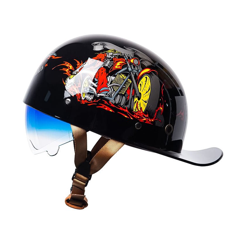 Eleganter Motorradhelm für Herren und Damen 11