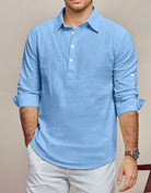 Elegantes Leinenhemd Herren Sommer - Atmungsaktives Design 0