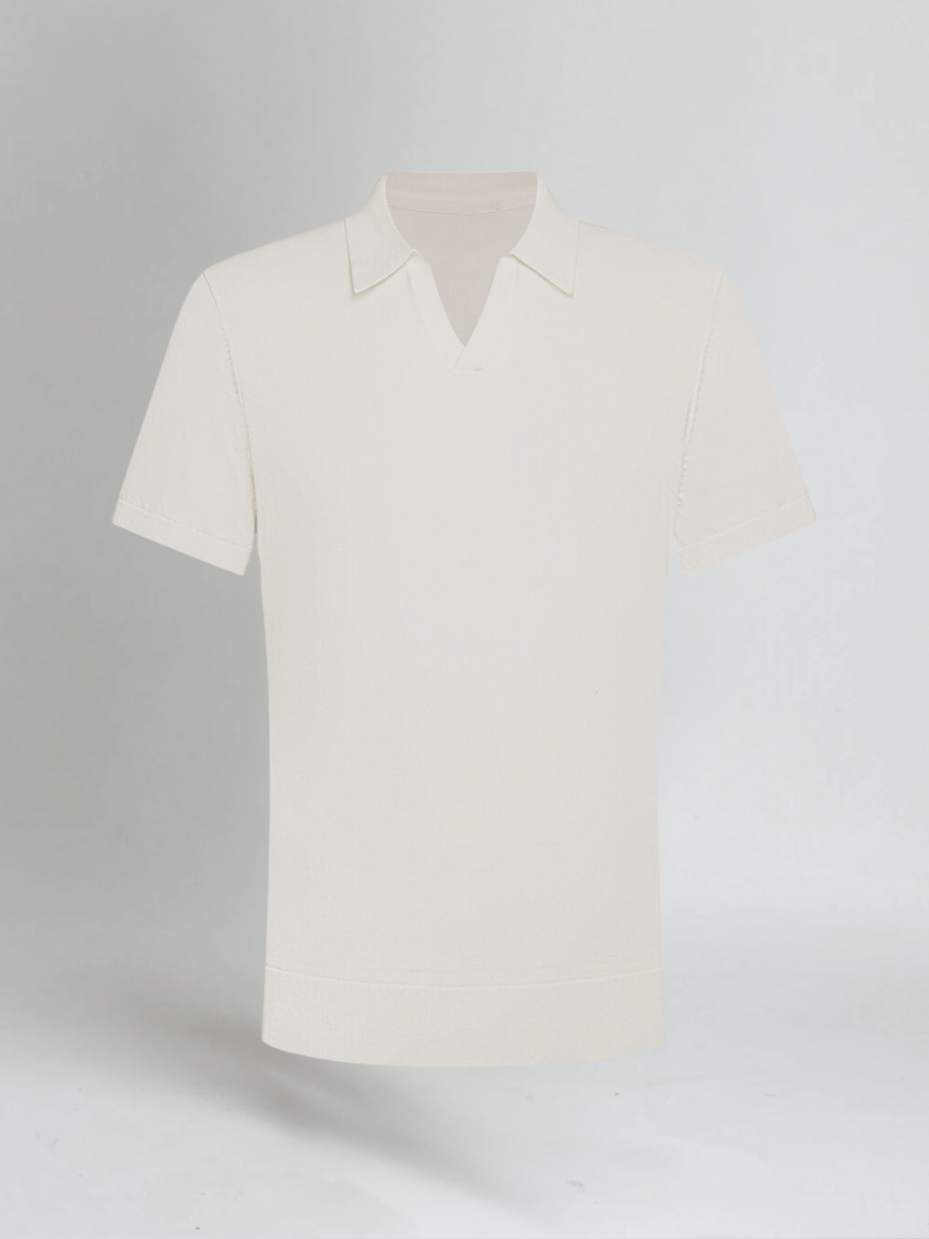 Elegantes Langarm Poloshirt Herren aus Baumwolle 2