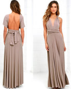 Elfriede | Schickes Sommer Wickelkleid Khaki Abendkleid - Helenas Welt