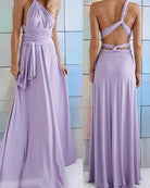 Elfriede | Schickes Sommer Wickelkleid Lila Abendkleid - Helenas Welt