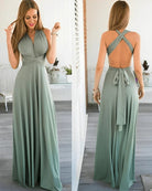 Elfriede | Schickes Sommer Wickelkleid Saphirblau Abendkleid - Helenas Welt
