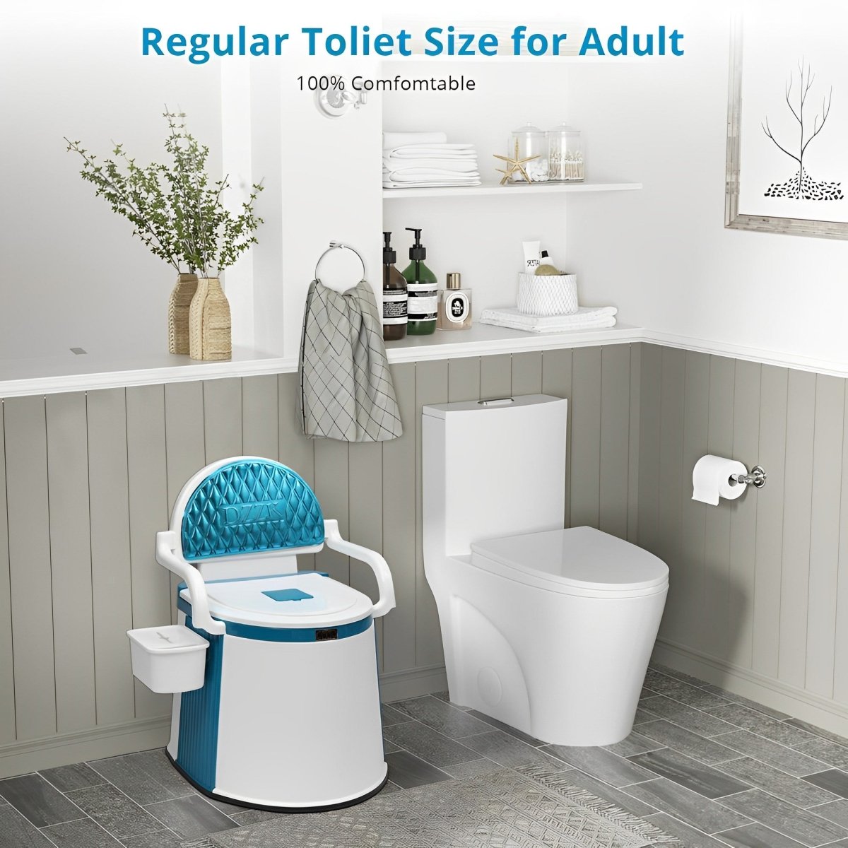 Ergonomische Tragbare Toilette für Komfort Unterwegs 2