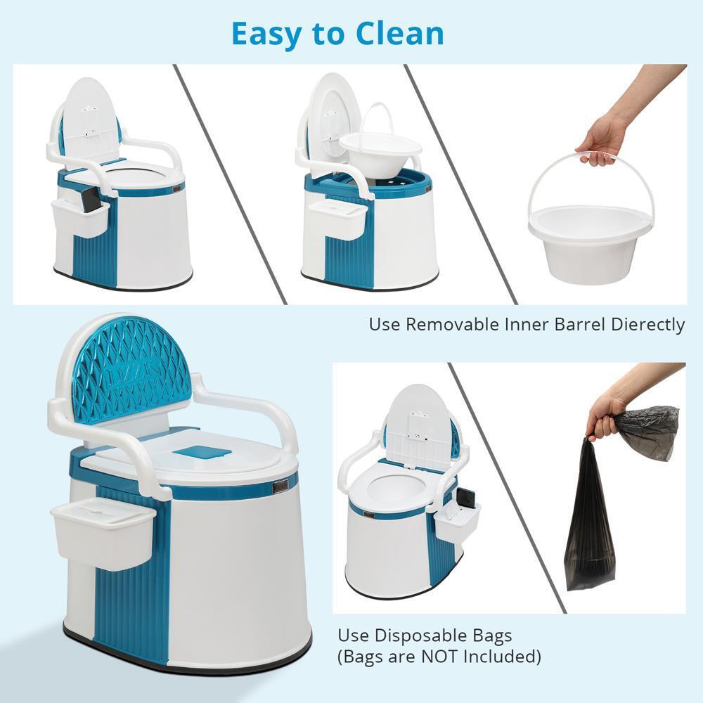 Ergonomische Tragbare Toilette für Komfort Unterwegs 5
