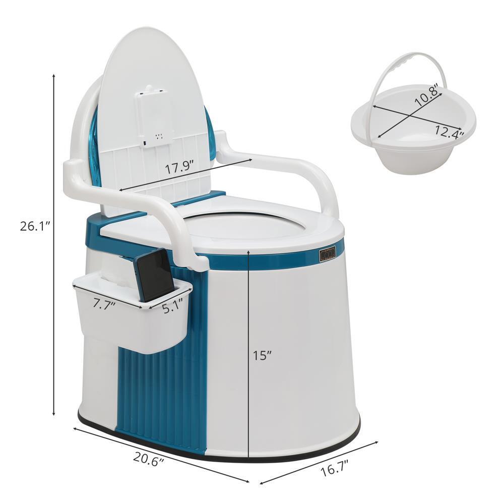 Ergonomische Tragbare Toilette für Komfort Unterwegs 6