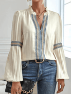 Felicitas | Stilvolle Musselin Bluse-4