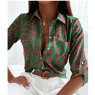 Variant image for Galina | Stilvolle Musselin Bluse-11