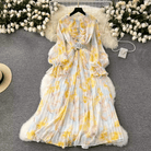 Hadravine | Leichtes Sommerkleid Gelb Maxikleid - Helenas Welt
