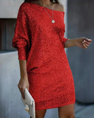 Helmina | Glamouröses Partykleid Glitzer