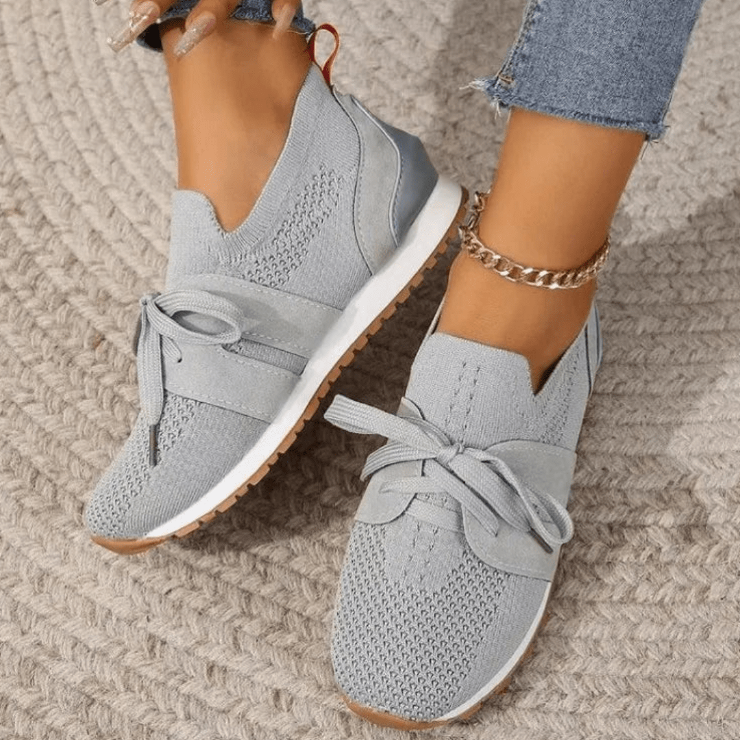 Hesmarie | Modische Weiße Sneaker Damen-3