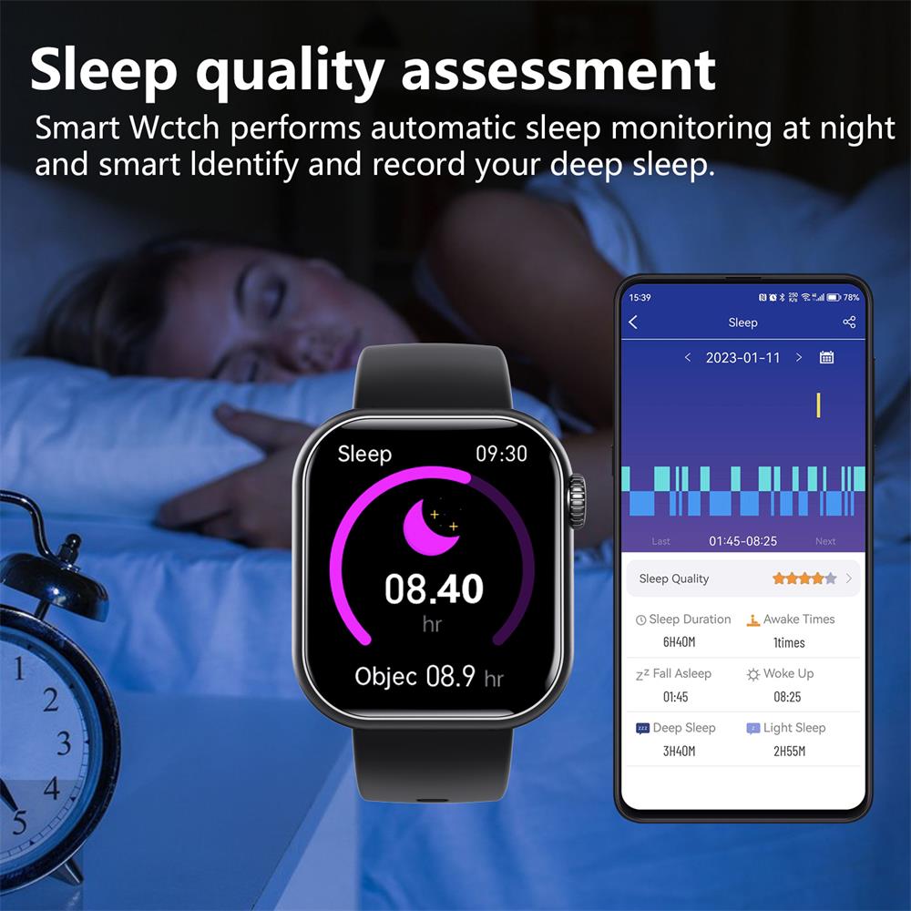 Intelligente Smartwatch für Gesundheitsüberwachung 5
