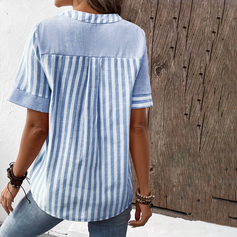 Johanna | Stilvolle Musselin Bluse-2