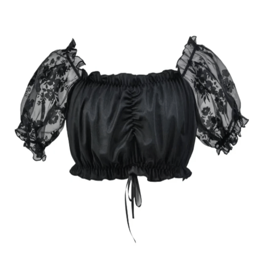 Variant image for Katarina | Stilvolle Dirndlbluse Spitze-57