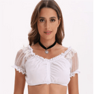 Variant image for Katarina | Stilvolle Dirndlbluse Spitze-33