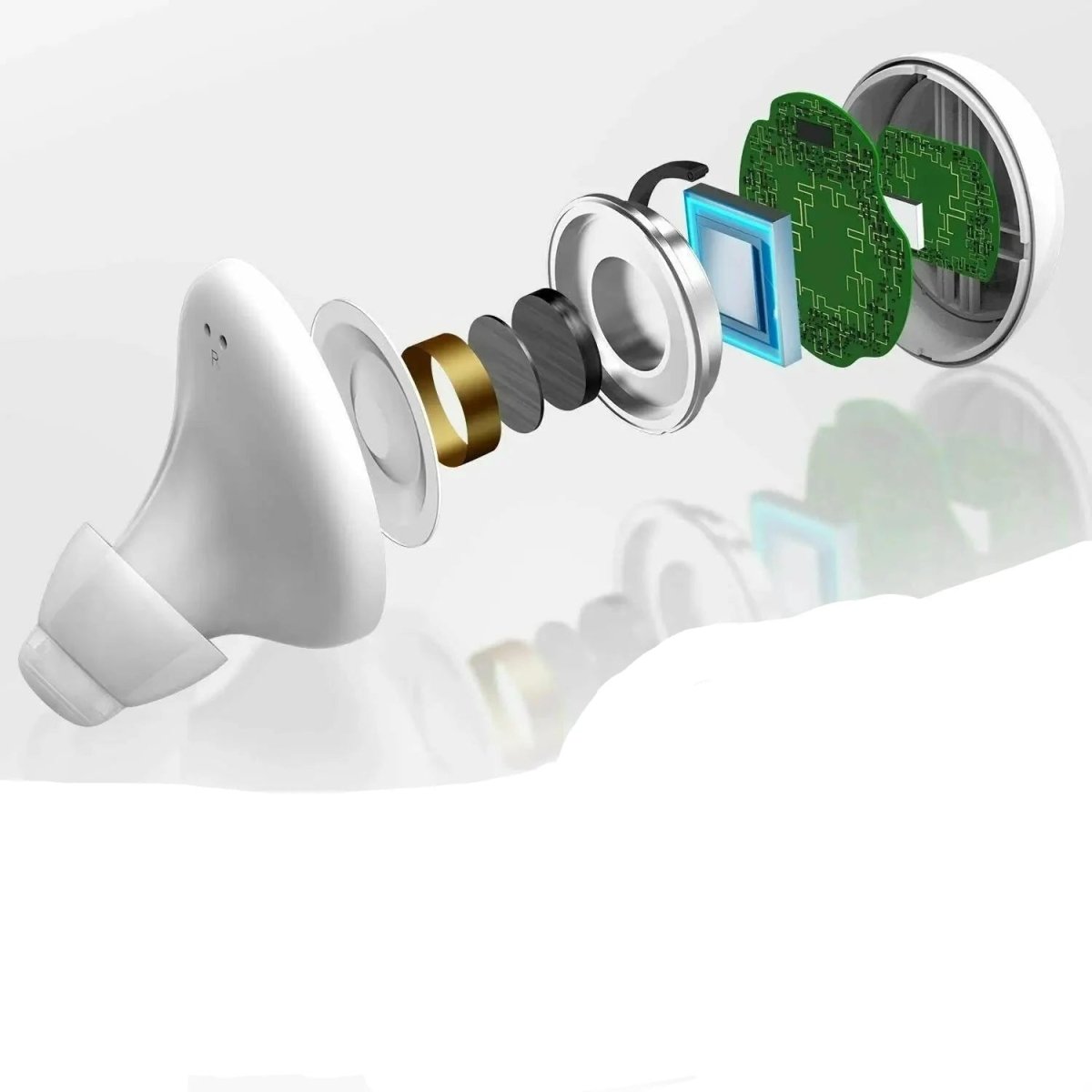 Kompakte Hörgeräte mit Bluetooth-Konnektivität 0