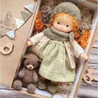 Handgefertigte Waldorf Stoffpuppe für Kreatives Spiel 33
