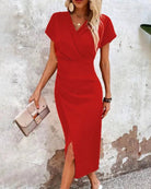 Liselotte | Verspieltes Midikleid Lila Abendkleid - Helenas Welt