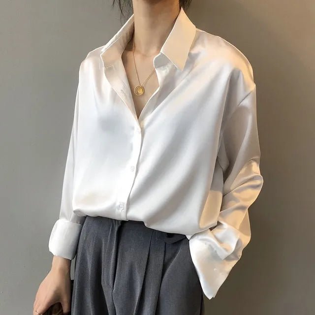 Variant image for Livia | Elegante Weiße Bluse für Damen - Perfekt für Festliche Anlässe und Alltag-13