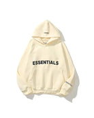 Luxus Essential | Oversized Hoodie Beige Kapuzenpullover - Helenas Welt