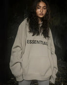 Luxus Essential | Oversized Hoodie Khaki Kapuzenpullover - Helenas Welt