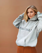 Luxus Essential | Oversized Hoodie Khaki Kapuzenpullover - Helenas Welt