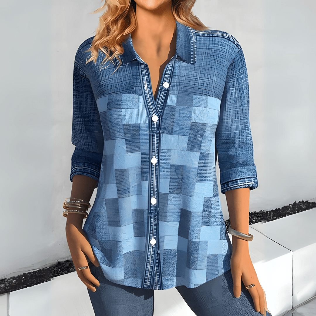 Variant image for Marlene | Stilvolle Weiße Bluse-25