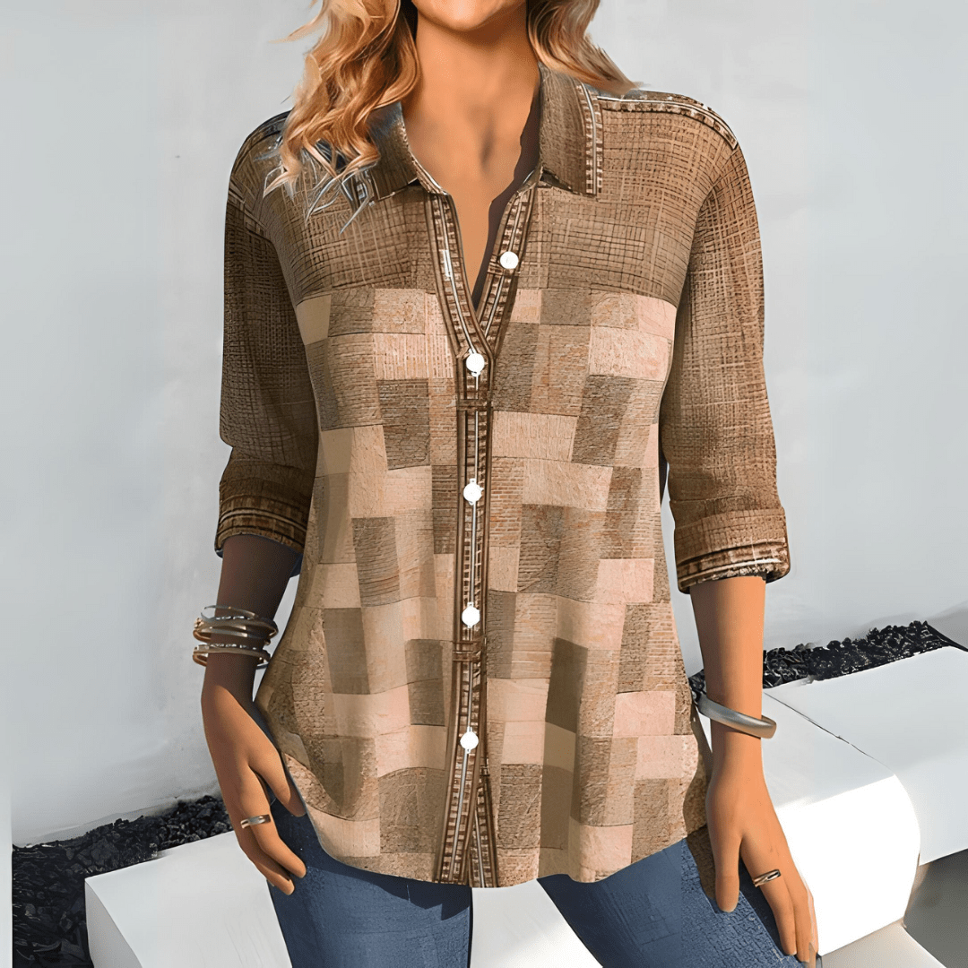 Variant image for Marlene | Stilvolle Weiße Bluse-1