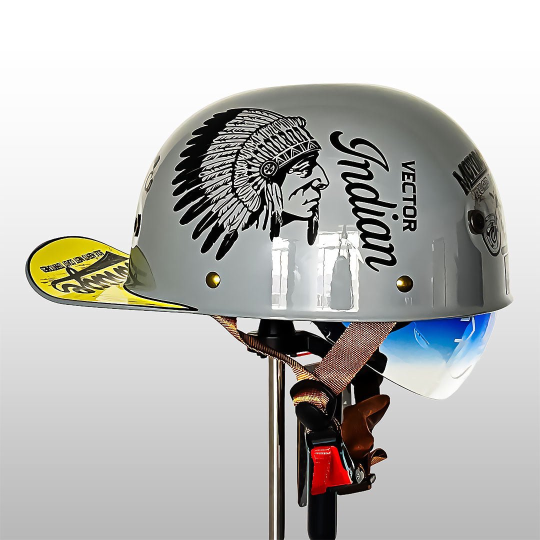 Eleganter Motorradhelm für Herren und Damen 16