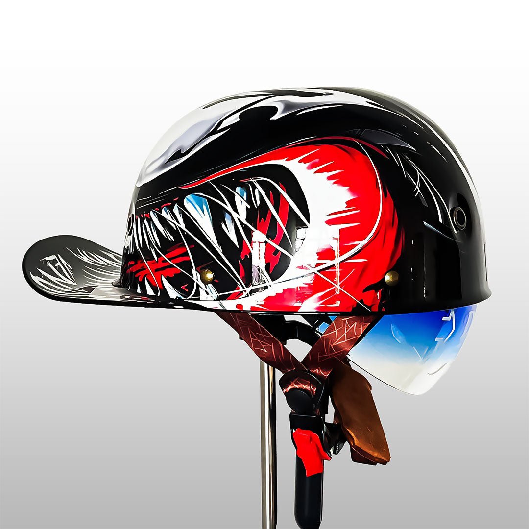 Eleganter Motorradhelm für Herren und Damen 11