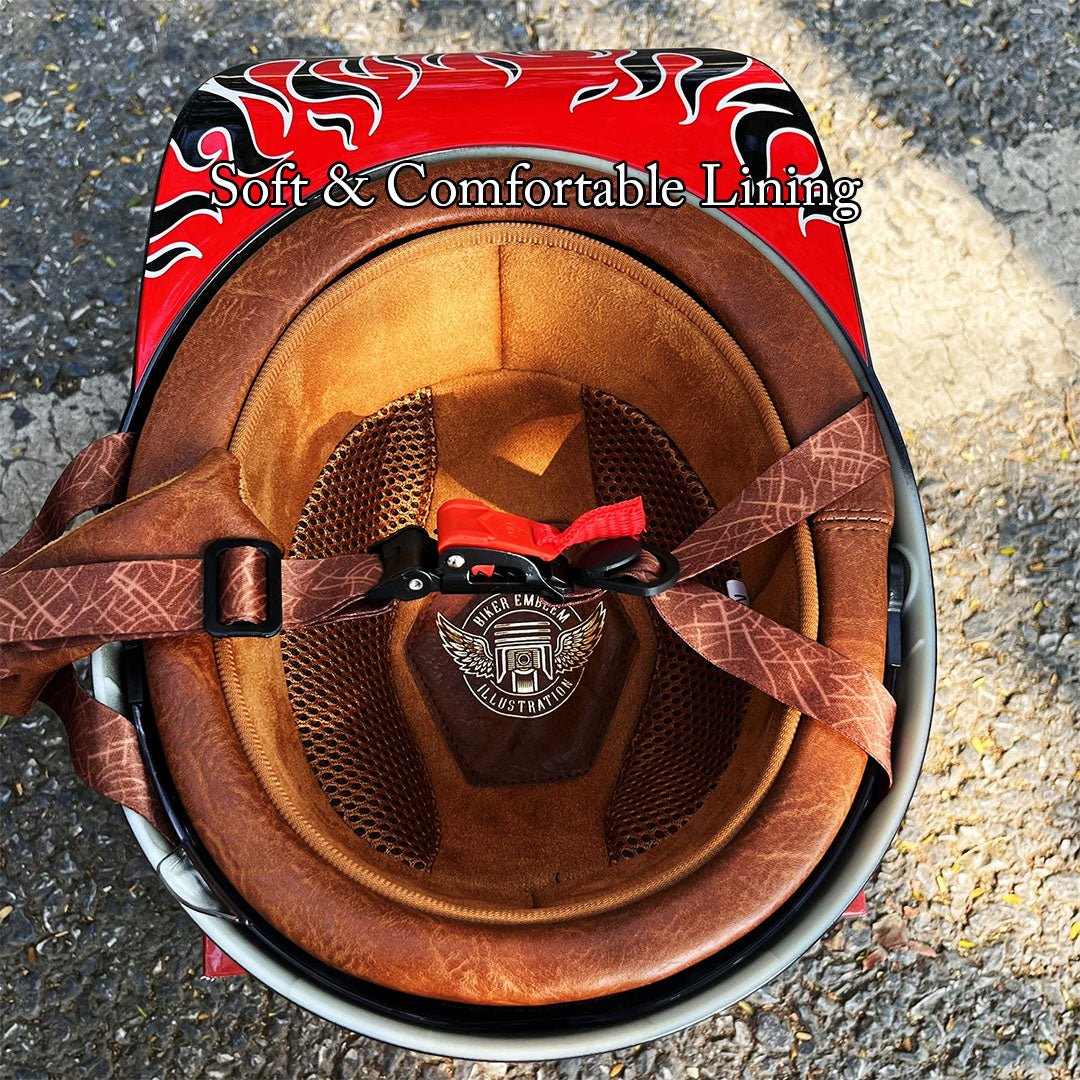 Eleganter Motorradhelm für Herren und Damen 3