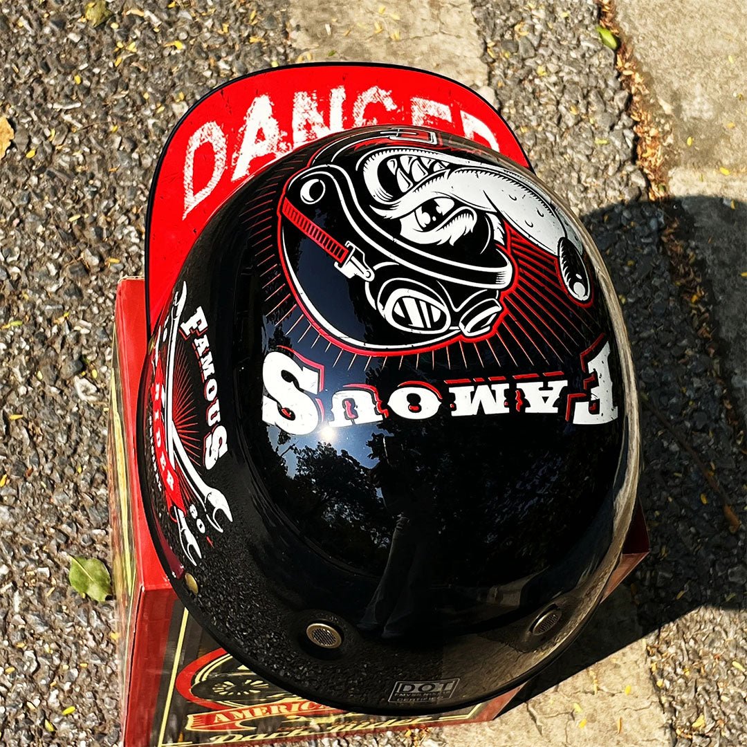 Eleganter Motorradhelm für Herren und Damen 2