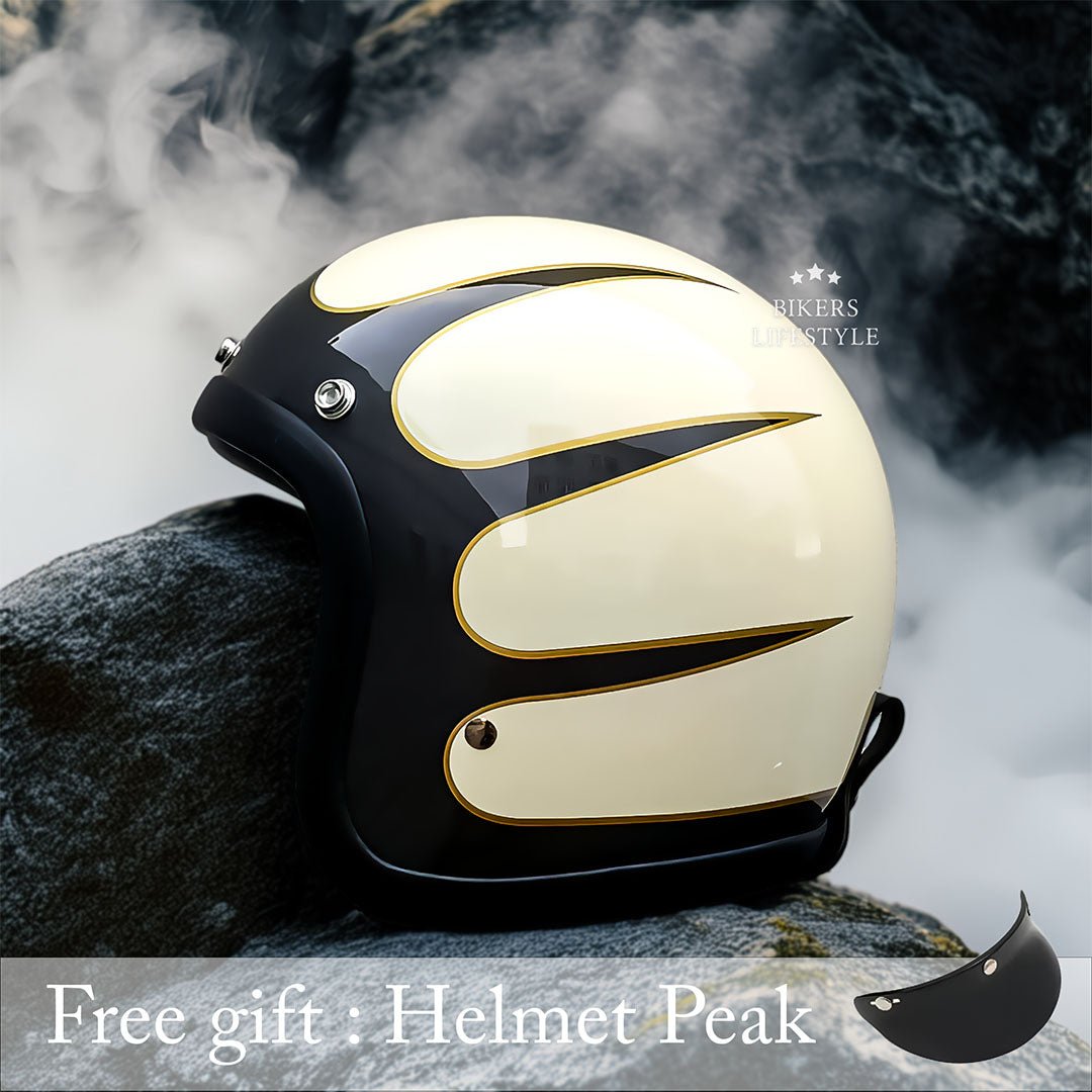Eleganter Motorradhelm für Herren - Stilvoller Schutz 10