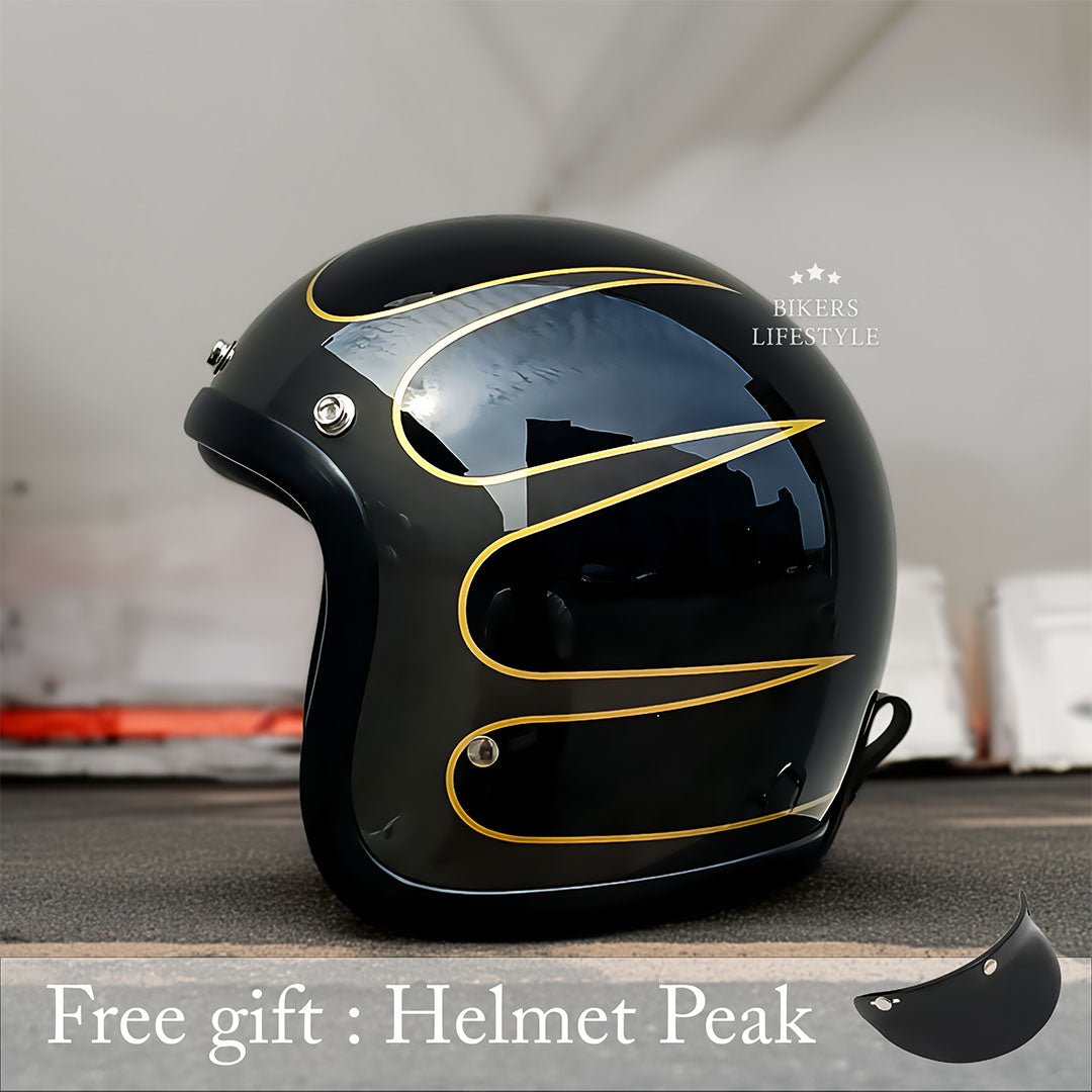 Eleganter Motorradhelm für Herren - Stilvoller Schutz 15