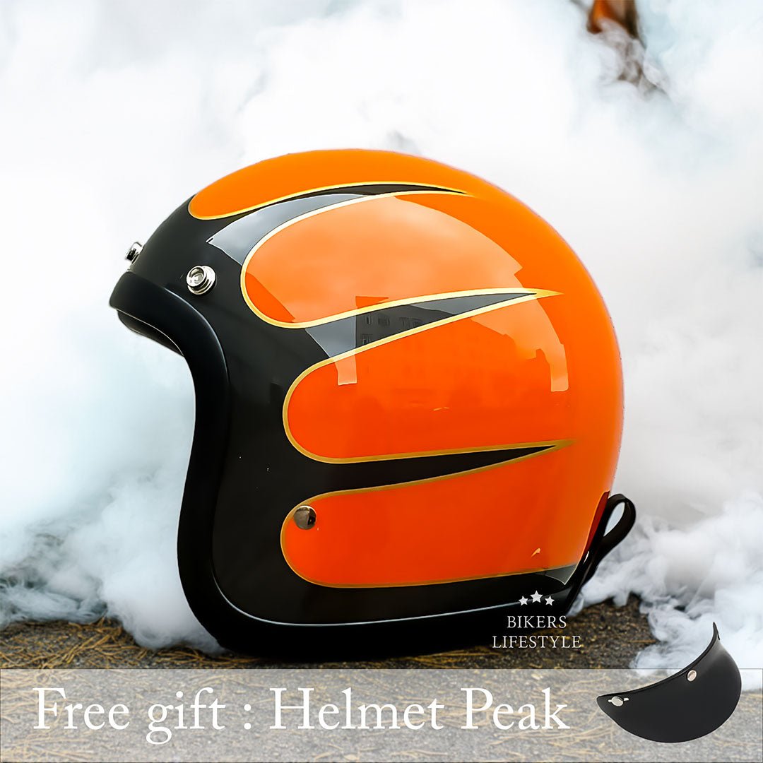 Eleganter Motorradhelm für Herren - Stilvoller Schutz 11