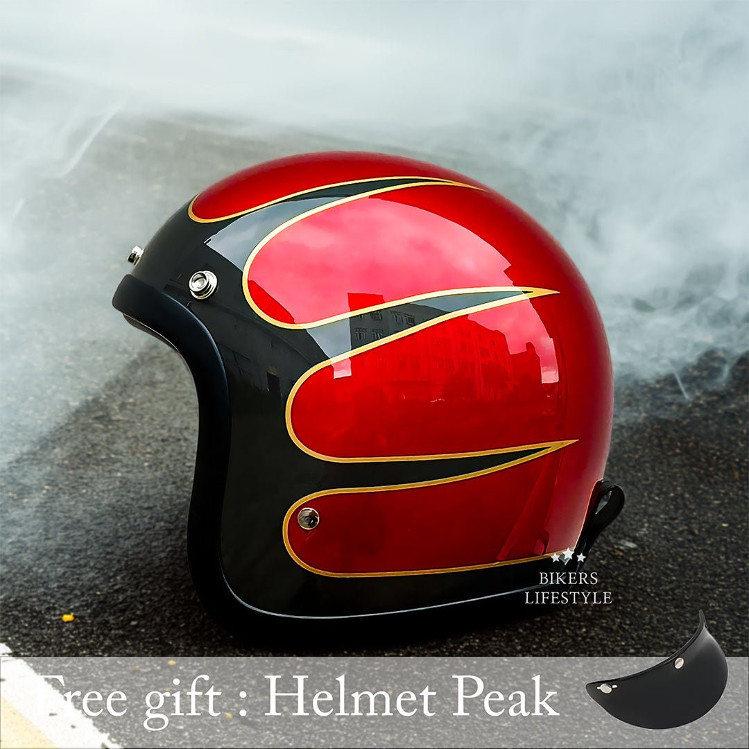 Eleganter Motorradhelm für Herren - Stilvoller Schutz 9